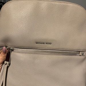 Grey Michael Kors Backpack